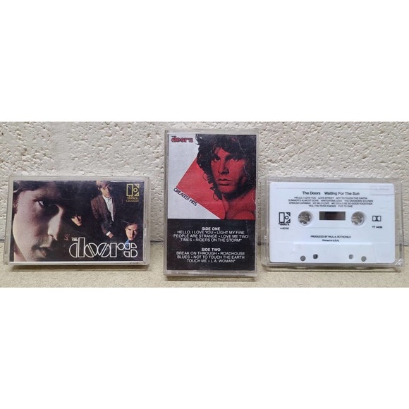 THE DOORS Lot of 3 - Best of The Doors etc. Vintage Cassette Tapes Jim Morrison - Picture 1 of 5